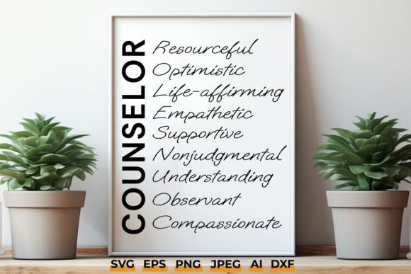 Counselor SVG: Premium Graphics for Crafts & Brands
