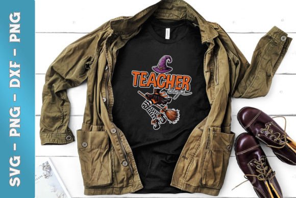 Halloween Teacher Life Witch SVG for Crafts & Graphics