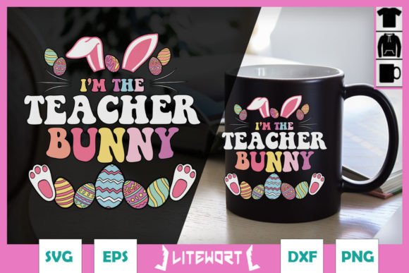 I'm the Teacher Bunny: Easter Graphics for Crafts