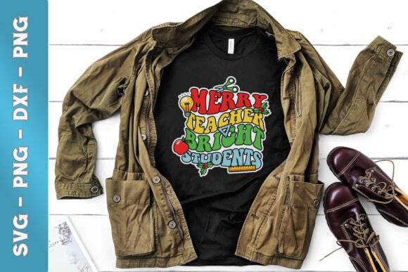 Merry Teacher Graphics: Crafts & Branding
