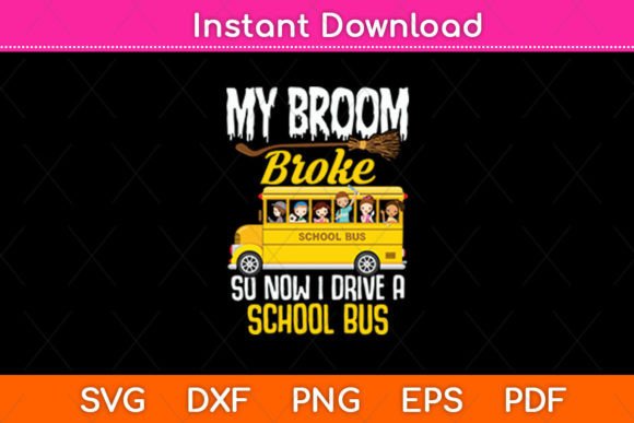 My Broom Broke: Halloween Graphics for Crafts
