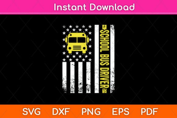 School Bus Driver American Flag School Review