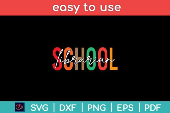 School Librarian Father's Day SVG: Crafts & Graphics