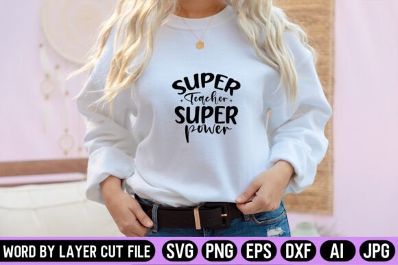 Super Teacher SVG: Bold Graphics for Crafts