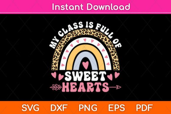 Sweet Hearts Teacher Graphics for Crafts & Branding