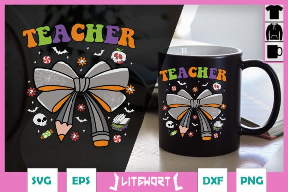 Teacher Mrs Smith Halloween SVG: Graphics for Crafts